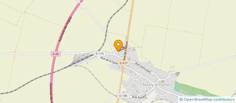 localisation de l'entreprise GFA DU PUITS PERDU  MAILLY-LE-CAMP