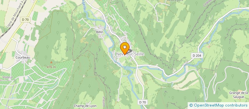 localisation de l'entreprise GFA DU PUITS ST PIERRE EN CHATEAU CHALON  NEVY-SUR-SEILLE