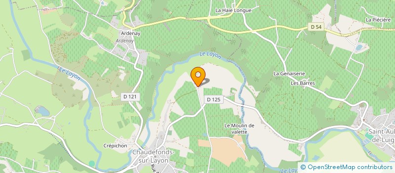 localisation de l'entreprise GFA DU QUART  CHAUDEFONDS-SUR-LAYON