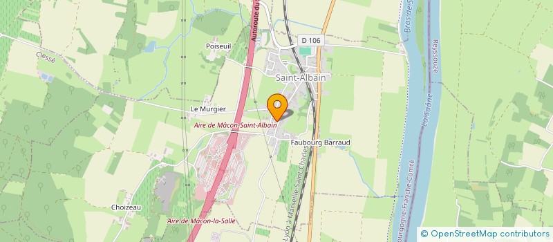 localisation de l'entreprise GFA DU QUART PICHET  SAINT-ALBAIN