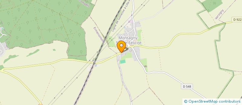 localisation de l'entreprise GFA DU QUICONCE  MONTAGNY-SAINTE-FELICITE