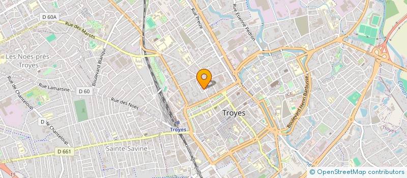 localisation de l'entreprise GFA DU RASLE à TROYES
