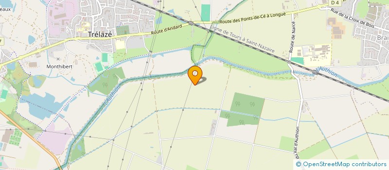 localisation de l'entreprise GFA DU RENTOURNE  LOIRE-AUTHION