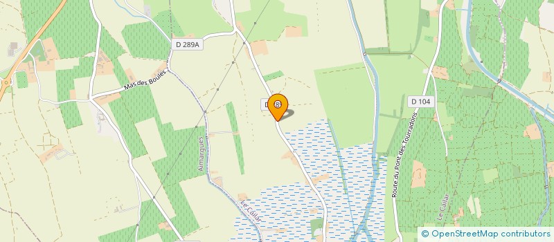 localisation de l'entreprise GFA DU RHONY  LE CAILAR