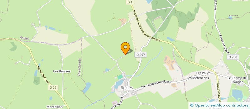 localisation de l'entreprise GFA DU ROC  TREBAN