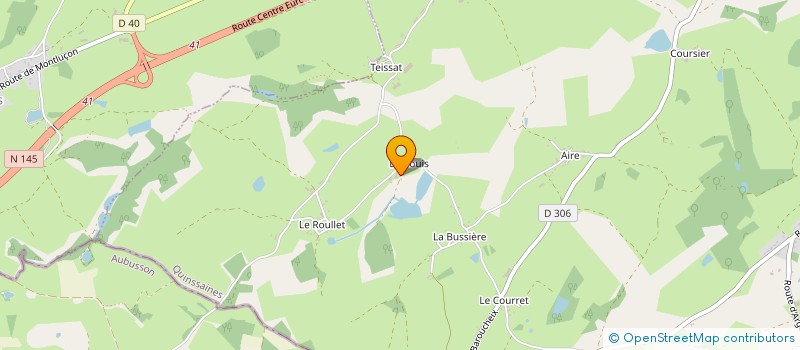 localisation de l'entreprise GFA DU ROCHER à QUINSSAINES