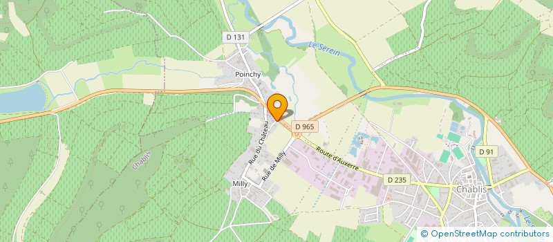 localisation de l'entreprise GFA DU ROUAIRE  PREHY