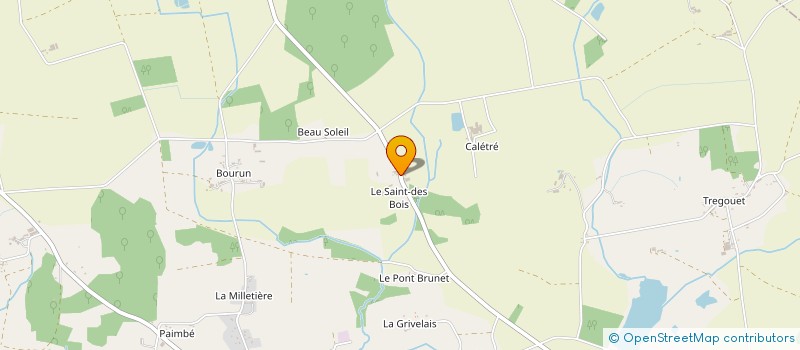 localisation de l'entreprise GFA DU SAINT DES BOIS  PLESSE