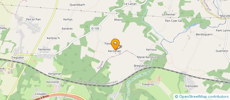 localisation de l'entreprise GFA DU SAL  PLUNERET