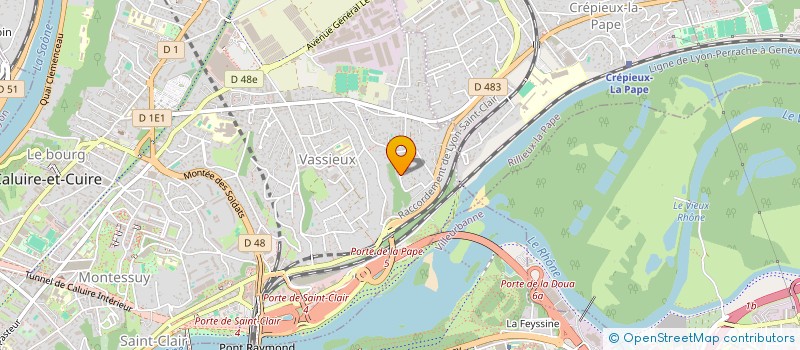 localisation de l'entreprise GFA DU SALES  CALUIRE-ET-CUIRE