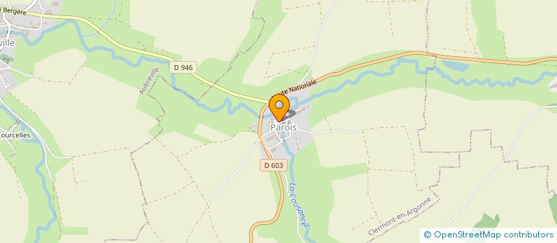 localisation de l'entreprise GFA DU SARAZIN à BROCOURT-EN-ARGONNE