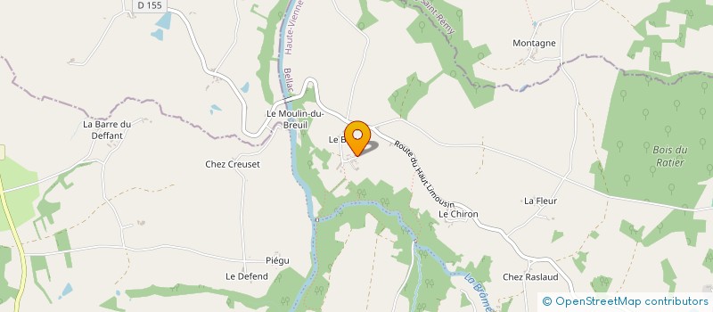 localisation de l'entreprise GFA DU SAUT DE BRAM  VAL-D'OIRE-ET-GARTEMPE