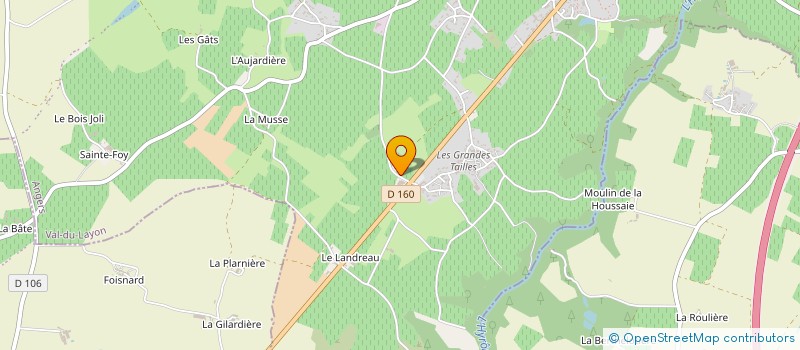 localisation de l'entreprise GFA DU SAUVEROYE à VAL-DU-LAYON