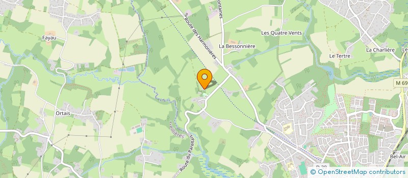 localisation de l'entreprise GFA DU SAZ  LA CHAPELLE-SUR-ERDRE