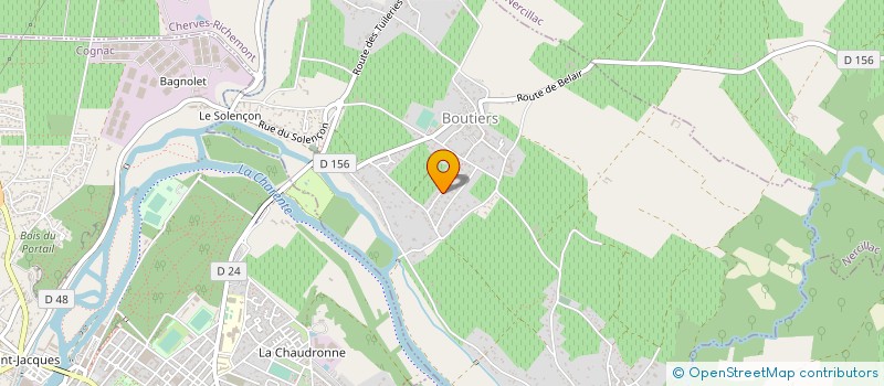 localisation de l'entreprise GFA DU SEPT UN à BOUTIERS-SAINT-TROJAN