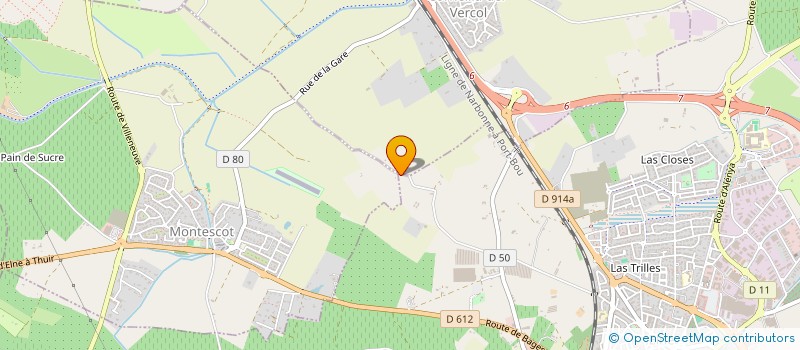 localisation de l'entreprise GFA DU TERRES VERTS  CORNEILLA-DEL-VERCOL