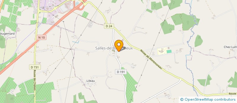 localisation de l'entreprise GFA DU TERRIER BLANC à SAINT-AULAIS-LA-CHAPELLE