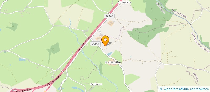 localisation de l'entreprise GFA DU THAIX  SAZERET