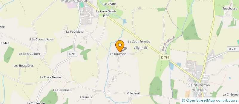 localisation de l'entreprise GFA DU TIO  MARCILLE-RAOUL