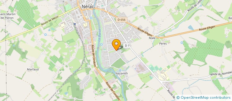 localisation de l'entreprise GFA DU TORCY  NERAC