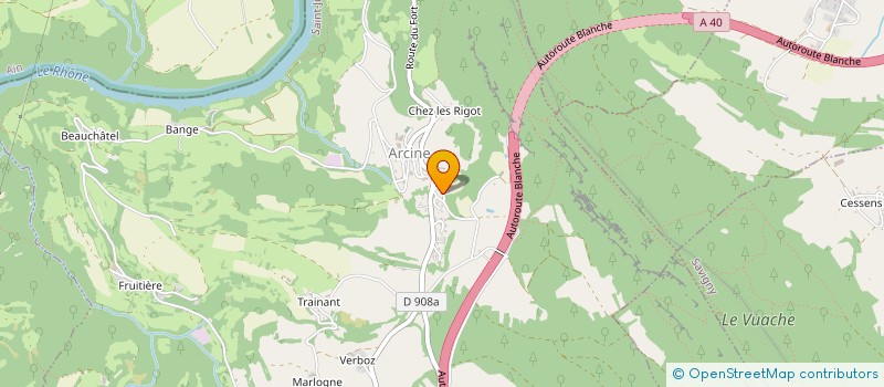 localisation de l'entreprise GFA DU TRISKEL  CLARAFOND-ARCINE