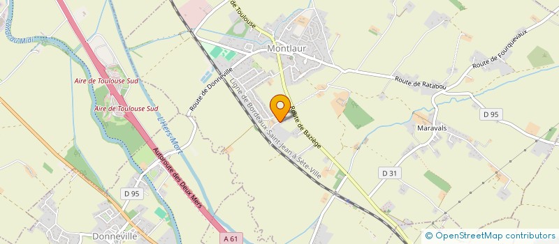 localisation de l'entreprise GFA DU TROY  MONTLAUR