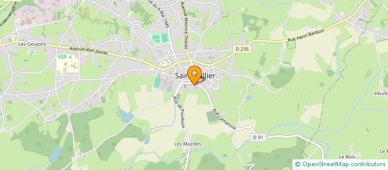 localisation de l'entreprise GFA DU VAL  SAINT-VALLIER