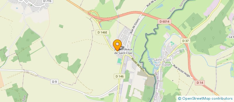 localisation de l'entreprise GFA DU VAL DU MESNIL  RICHEVILLE