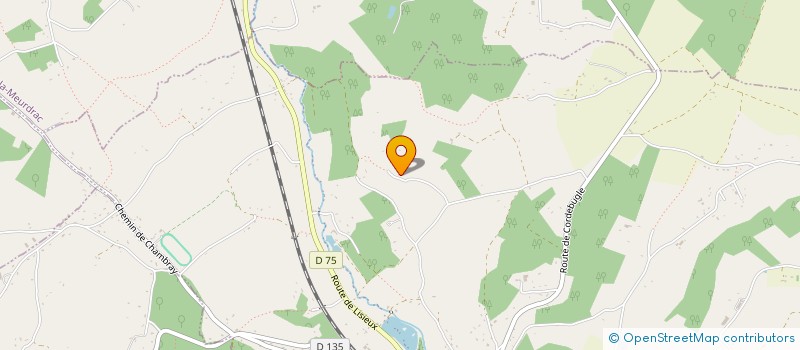 localisation de l'entreprise GFA DU VAL HIMBERT  ORBEC