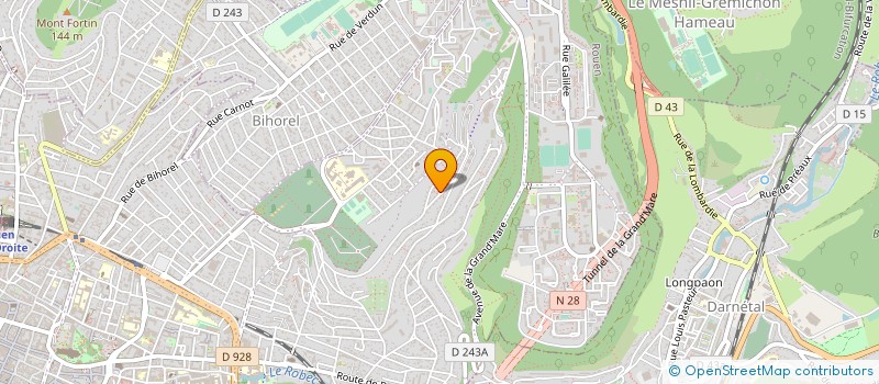 localisation de l'entreprise GFA DU VALLON à ROUEN