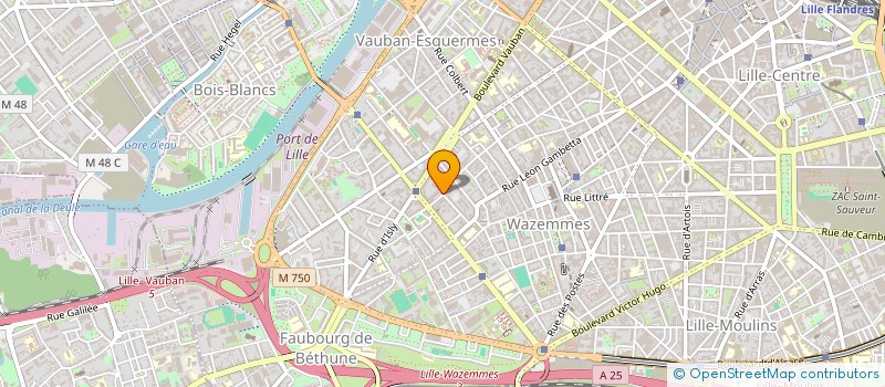 localisation de l'entreprise GFA DU VALLON DE COMBRAY à LILLE