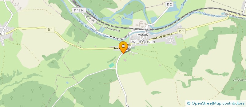 localisation de l'entreprise GFA DU VAUX MALOT à VAL-D'ORNAIN