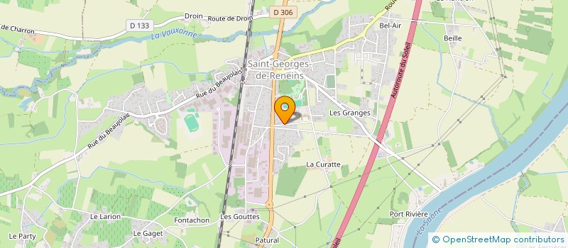 localisation de l'entreprise GFA DU VERNAY  SAINT-GEORGES-DE-RENEINS