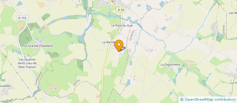 localisation de l'entreprise GFA DU VERT BOCAGE  LE PIN