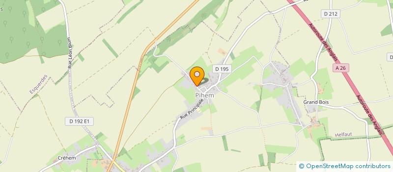 localisation de l'entreprise GFA DU VIEUX BAC  PIHEM