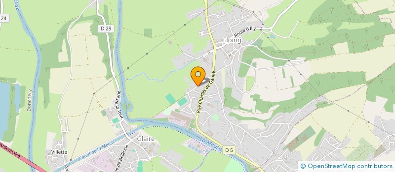 localisation de l'entreprise GFA DU VIVIER AUX CANNES  GIVONNE