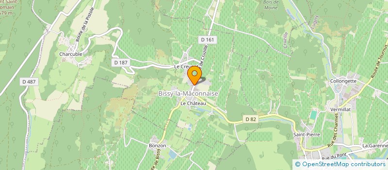 localisation de l'entreprise GFA DUBOIS FRERES  BISSY-LA-MACONNAISE