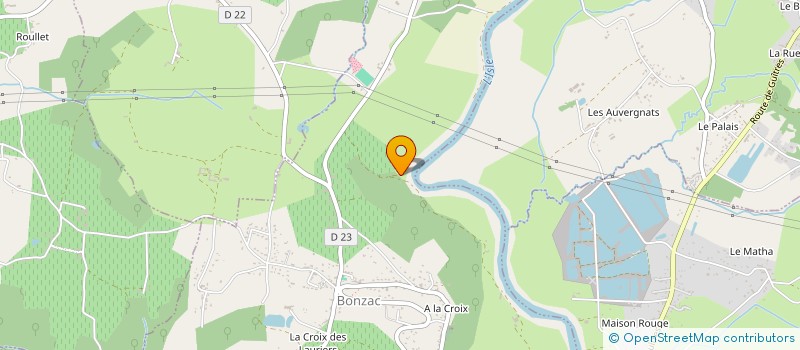 localisation de l'entreprise GFA DUC DECAZES  BONZAC