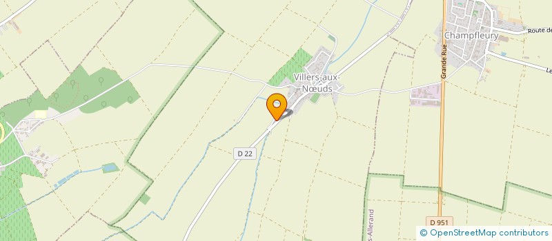 localisation de l'entreprise GFA DUDON PENOT  VILLERS-AUX-NUDS