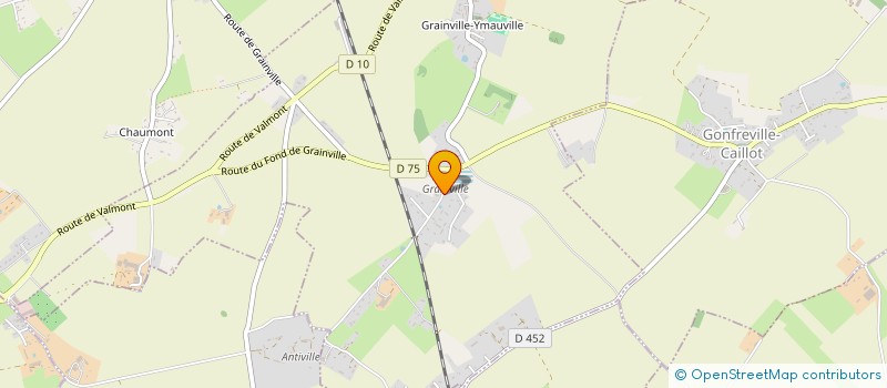 localisation de l'entreprise GFA DUMESNIL  GRAINVILLE-YMAUVILLE
