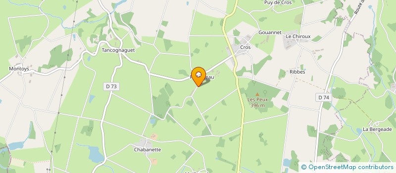 localisation de l'entreprise GFA DUMON à FURSAC