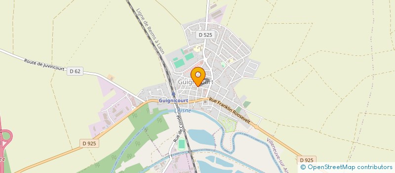 localisation de l'entreprise GFA DUPONT ADAM  VILLENEUVE-SUR-AISNE