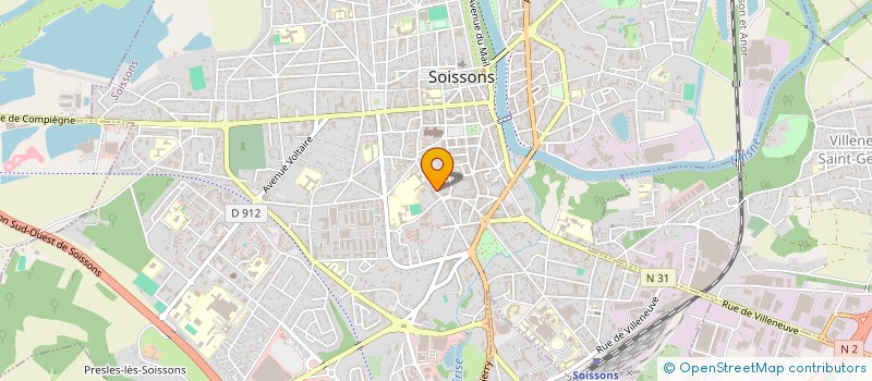 localisation de l'entreprise GFA DUPONT-RAYNAL à SOISSONS