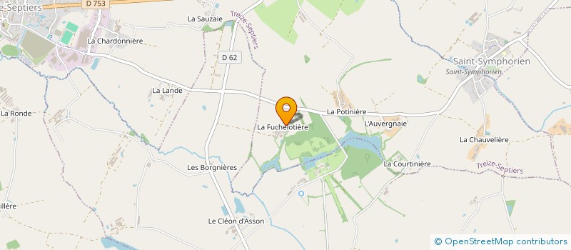 localisation de l'entreprise GFA DURAND à TREIZE-SEPTIERS