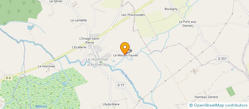 localisation de l'entreprise GFA DUSOULIER à PONT-HEBERT