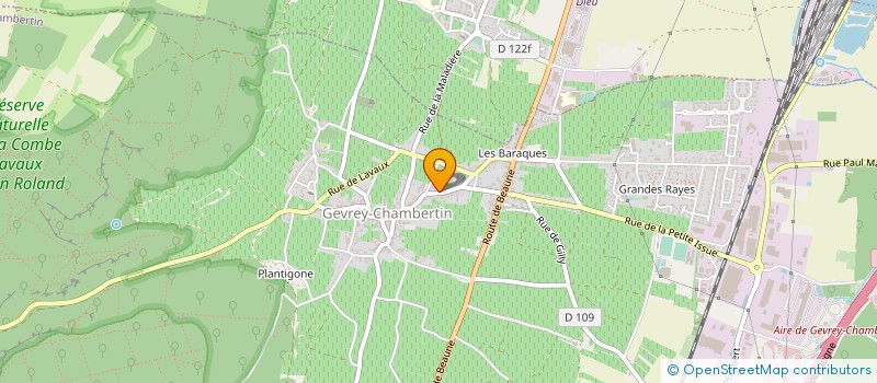 localisation de l'entreprise GFA DY  GEVREY-CHAMBERTIN