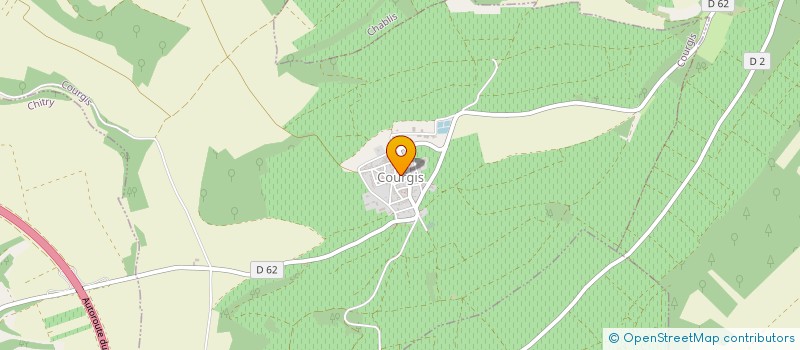 localisation de l'entreprise GFA E.G.M  COURGIS