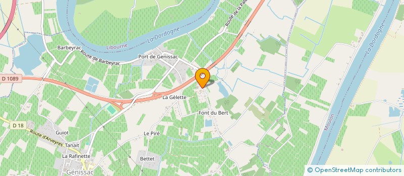 localisation de l'entreprise GFA ECAPE  SAINT-PEY-D'ARMENS