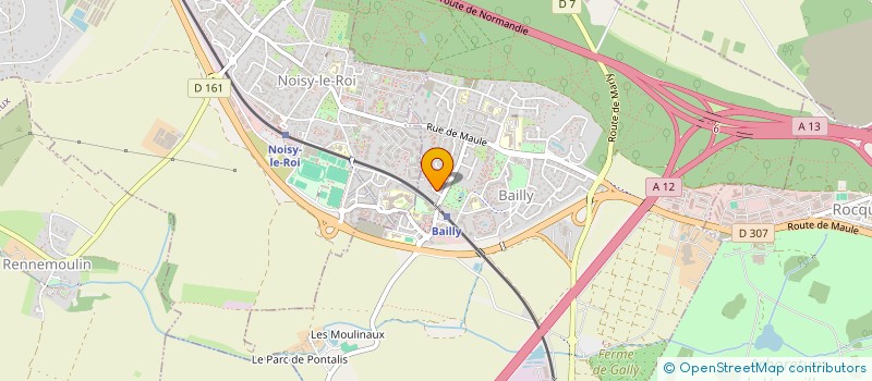 localisation de l'entreprise GFA ECURIE DES MOULINEAUX  BAILLY