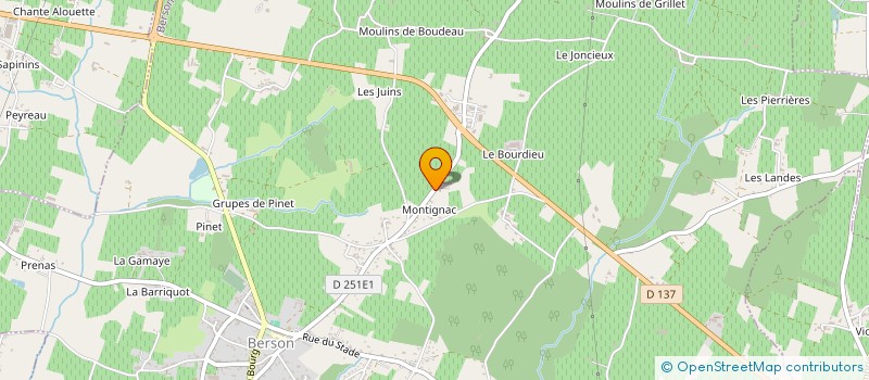 localisation de l'entreprise GFA ELLIE  BERSON